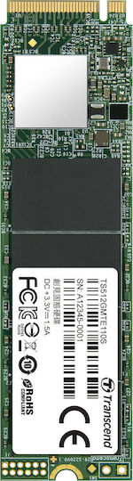 Transcend 110S SSD 512GB Tip M.2 Cu Conexiune PCI Express 3.0