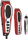 Wahl Professional Close Cut Pro Combo Hair Clipper Set Red 79520-5616