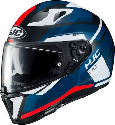 HJC i70 Elim Full Face Helmet with Pinlock and Sun Visor ECE 22.05 1500gr MC1SF