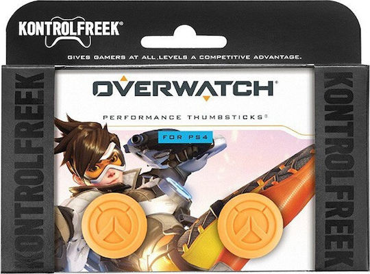 KontrolFreek Performance Thumbsticks Thumb Grips Overwatch for PS4 In Orange Colour