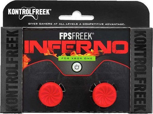 KontrolFreek FPS Freek Ръкохватки за палци Inferno за XBOX Един в Червен цвят