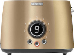 Sencor STS6057CH STS 6057CH Toaster 2 Slots 1000W Gold