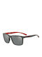 Arnette Stripe Мъжки Слънчеви Очила със Сив Пластмасов Рамка и Сиви Огледални Стъкла