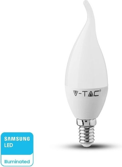 V-TAC VT-258 Λάμπα LED 5.5W για Ντουί E14 Φυσικό Λευκό 470lm