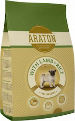 Araton Junior Lamb 3kg Dry Food for Puppies with Lamb and Rice