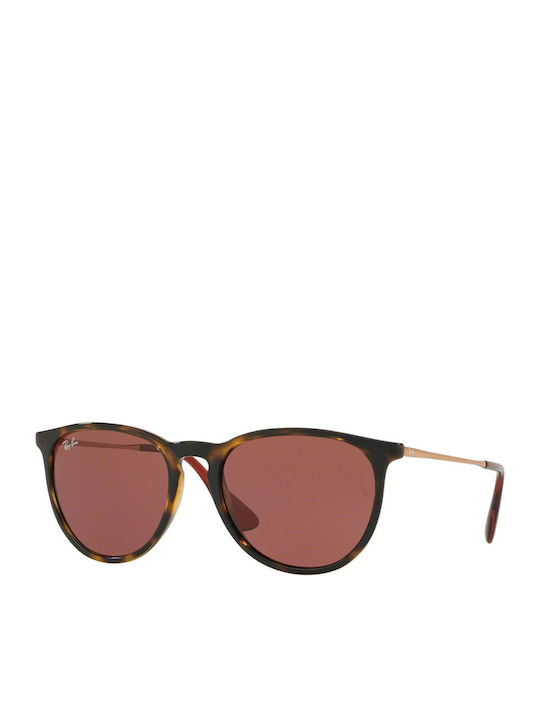 Ray Ban Erika Damen Sonnenbrille mit Braun Schi...