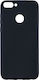 Senso Soft Touch Back Cover Σιλικόνης Μαύρο (Huawei P Smart)