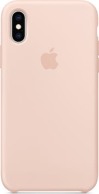 Apple Silicone Case Umschlag Rückseite Silikon Rosa (iPhone X / Xs) MTF82ZM/A