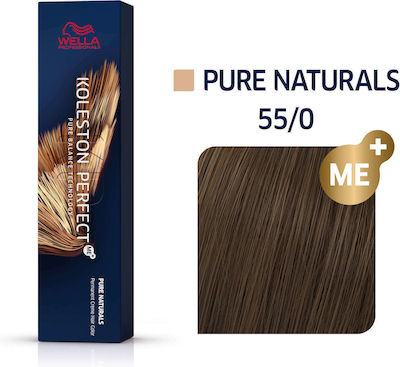 Wella Koleston Perfect Me+ Pure Naturals Haarfarbe 55/0 Intense Chestnut Light Natural 60ml