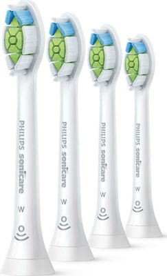 Philips Sonicare W Optimal White Standard Ανταλλακτικές Κεφαλές για Ηλεκτρική Οδοντόβουρτσα HX6064/10 4τμχ