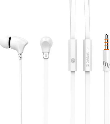 Celebrat G3 In-ear Handsfree με Βύσμα 3.5mm Λευκό