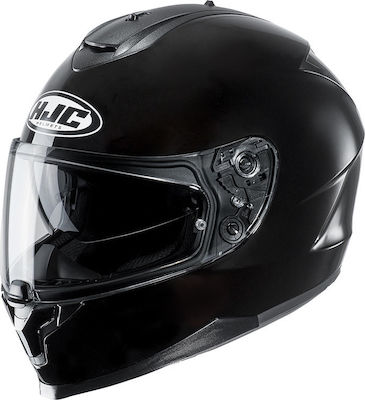 HJC C70 Metal Full Face Helmet with Sun Visor ECE 22.05 Black C70METALBLACK-XS