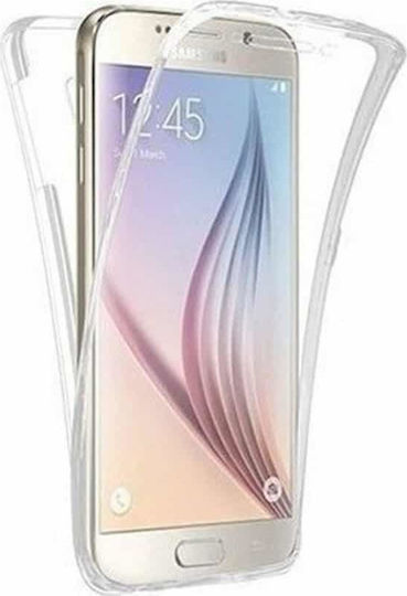 Front & Back Ultra Slim С пълно покритие (360°) Силикон 0.3мм Прозрачен (Galaxy A6 2018)