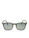 Izipizi Unisex Sunglasses with Green Plastic Frame and Polarized Lens