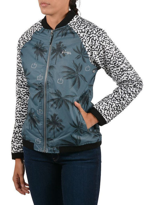 Women's Short Bomber Jacket for Winter