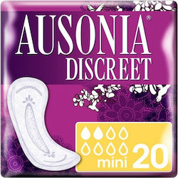 Ausonia Discreet Mini Inkontinenz-Pads Leichte Flüssigkeit 2 Tropfen 20Stück