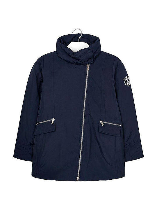 Mayoral Kids Casual Jacket Long Navy Blue