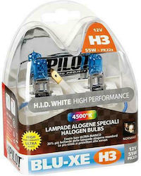 Lampa Lamps Car Blu-Xe H3 Halogen 4150K Natural White 12V 55W 2pcs