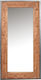 Espiel FOP111 Wall Mirror Full Length with Brown Wooden Frame 122.5x61cm 1pcs