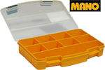 Mano Pro Werkzeugkoffer-Organisator 9 Positionen Orange 19x13x3cm