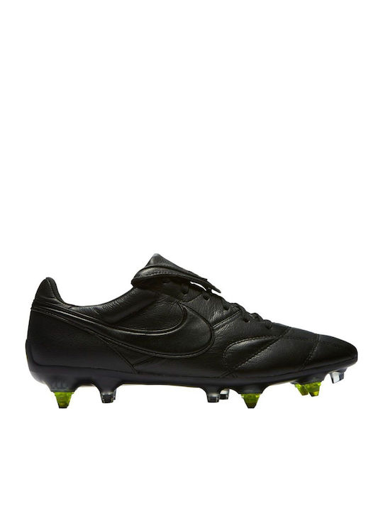 Nike Premier II Anti-Clog Traction SG Pro Χαμηλό Ποδοσφαιρικά Παπούτσια με Τάπες Μαύρα