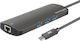 Promate PrimeHub-C USB-A Stație de andocare cu 4K PD Ethernet Negru