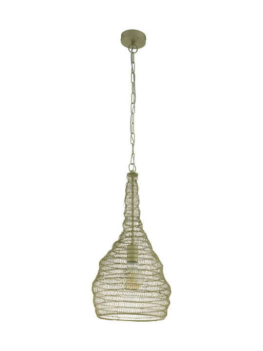 Eglo Colten Pendant Light Single-Light for Socket E27 Gold