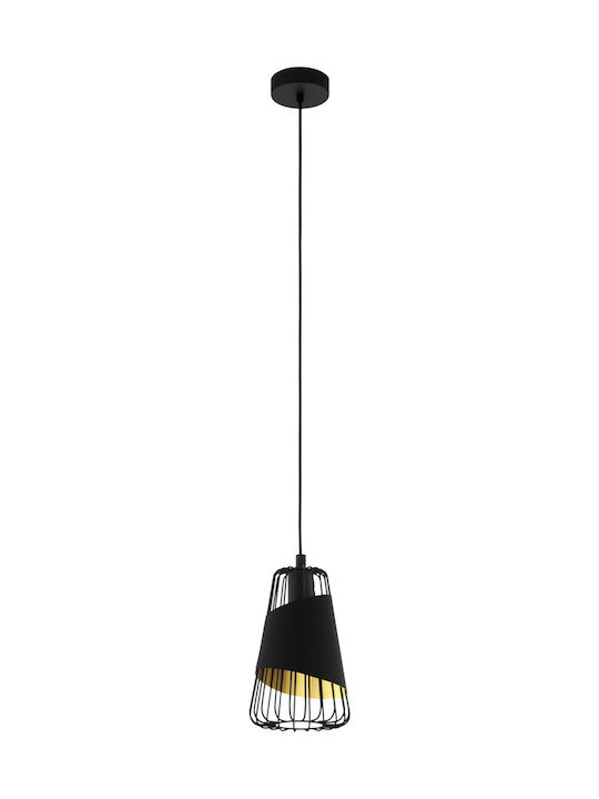 Eglo Austell Pendant Light Single-Light for Socket E27 Black