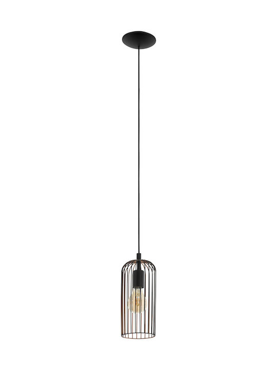 Eglo Roccamena Pendant Light Single-Light for Socket E27 Black