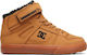 DC Kids Sneakers High Tabac Brown