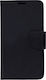 Fancy Huawei Black Synthetic Leather Wallet Black (Huawei Mate 20 Lite)