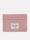 Charlie Small Fabric Women's Wallet Cards with RFID Pink