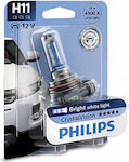 Philips Λάμπα Αυτοκινήτου Crystal Vision H11 Αλογόνου 4300K 12V 55W 1τμχ