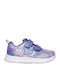 Comfy Flex Dainty Dash Kids Sports Shoes Running with Hoop & Loop Closure Purple