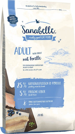 Bosch Petfood Concepts Sanabelle Adult Dry Food Grain-Free & Gluten-Free for Adult Cats with Trout 2kg