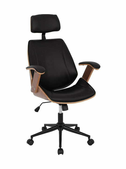Καρέκλα Διευθυντική με Ανάκλιση Superior Pro Μαύρη HomeMarkt
