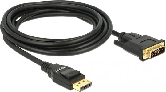 DeLock Cable DVI-D male - DisplayPort male 3m (85314)