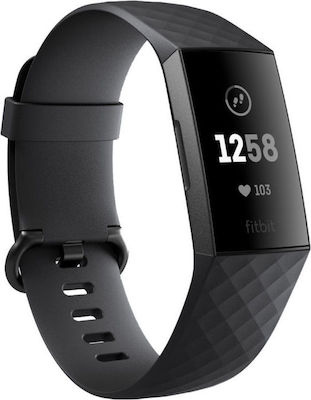 Fitbit Charge 3 Тракер за активност с пулсомер Черен