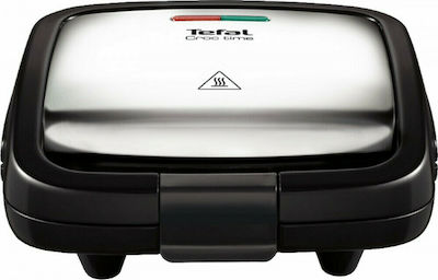 Tefal SM 193 D SM193D34 Sandwich Maker pentru for 2 Sandwiches Sandvișuri 700W Neagră