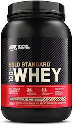 Optimum Nutrition Gold Standard 100% Whey Πρωτεΐνη Ορού Γάλακτος με Γεύση Chocolate Hazelnut 900gr