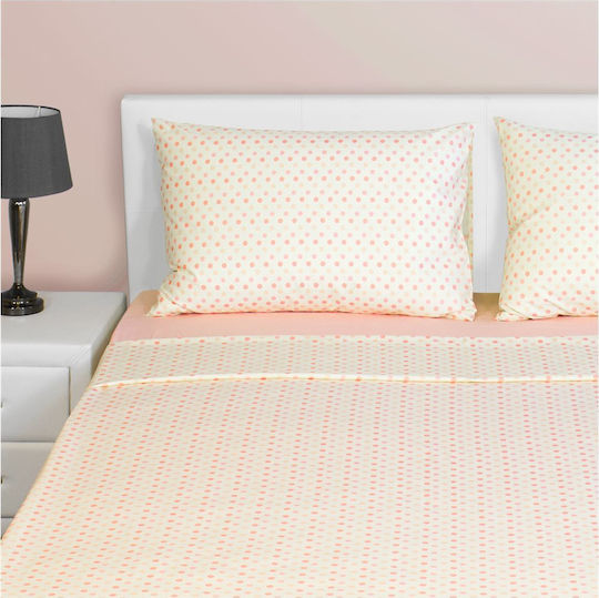 Fennel Set Queen 4pcs 240x260cm Polka Dot Pink Pink Fennel Set Queen 4pcs 240x260cm Polka Dot Pink Pink