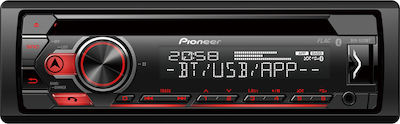 Pioneer Ηχοσύστημα Αυτοκινήτου Universal 1DIN (Bluetooth/USB/AUX) με Αποσπώμενη Πρόσοψη