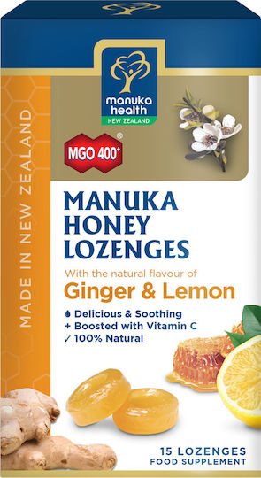 AM Health Manuka Honey Lozenges Bonbons glutenfrei Zitrone 65gr 15Stück