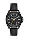 Michael Kors Bryson Men's Watch 42mm Battery with Black Leather Strap