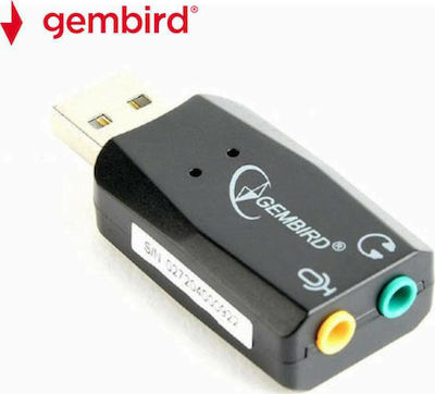 Gembird Virtus Plus Εξωτερική USB Κάρτα Ήχου 2.0