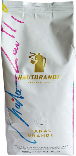 Hausbrandt Espresso Kaffee Arabica Canal Grande Bohnen 1kg
