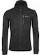 Kilpi Bandai Men's Sweatshirt Jacket with Hood Black