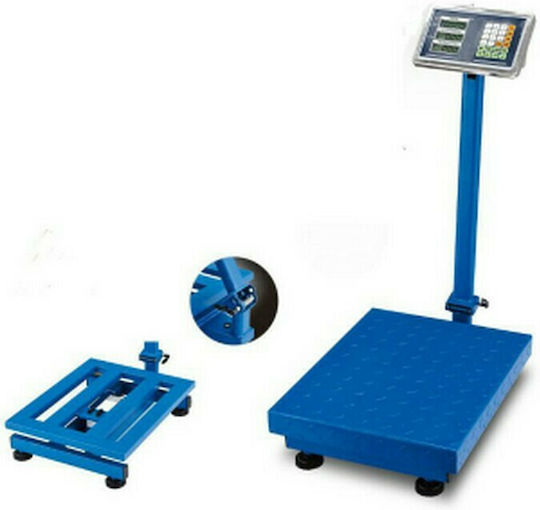 TCS KM-50 Electronic Platform Scale with Column with Weighing Capacity of 500kg and Division 200gr