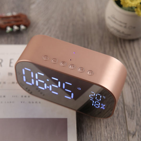 AKAI Tisch-Digitaluhr mit Wecker & Radio ABTS-S2 GD AKAI Tisch-Digitaluhr mit Wecker & Radio ABTS-S2 GD
