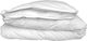 Palamaiki Duvet Queen with Microfiber Filling 220x240cm Twin Stripe White Comfort 200 GSMGsm 5 togs Togs